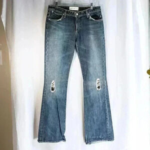 paper denim & cloth Size 29 distressed flare jeans